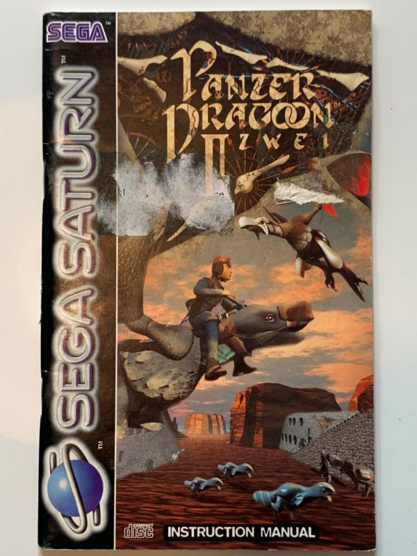 Manual | Sega Saturn | Replacement Instruction Manuals Book