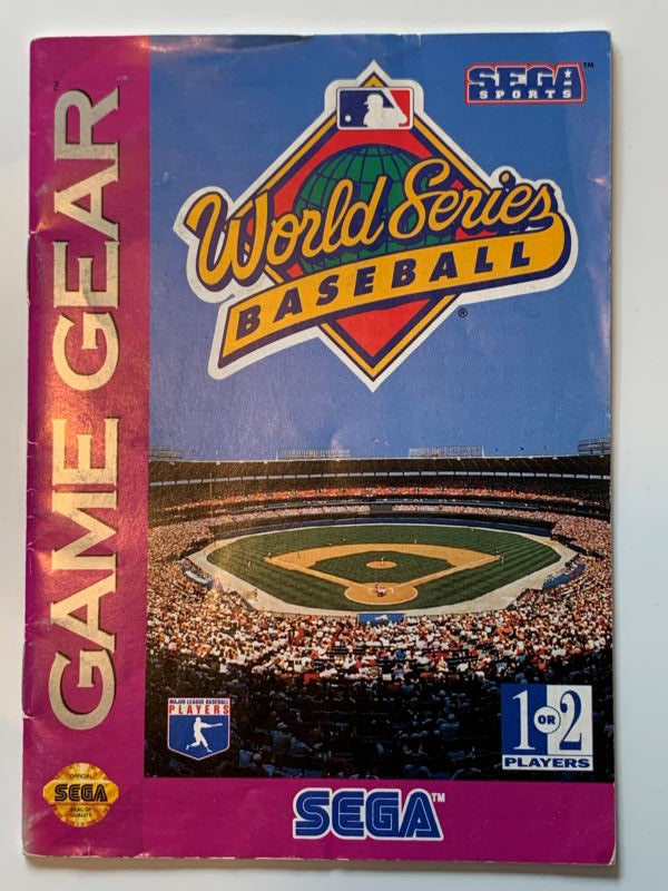 Manual | Sega Game Gear | Replacement Instruction Manuals Book