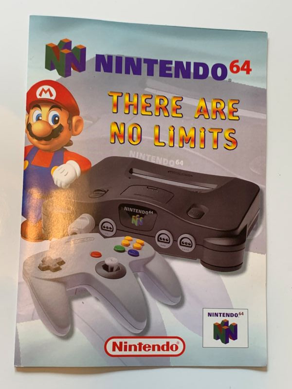 Manual | Nintendo N64 | Replacement Instruction Manuals Book