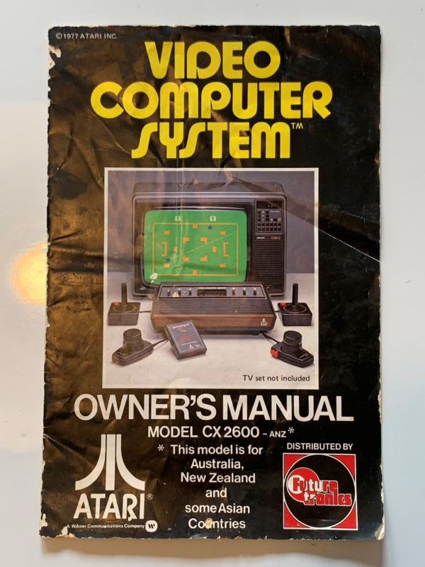 Manual | Atari | Replacement Instruction Manuals Book
