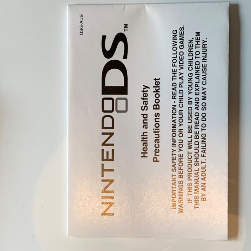 Manual | Nintendo DS | Replacement Instruction Manuals Book