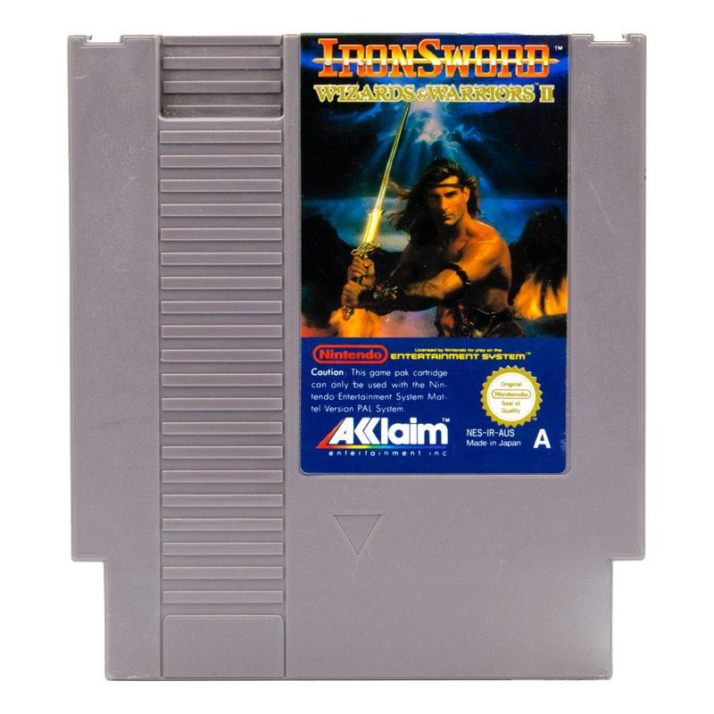 Game | Nintendo NES | Iron Sword Wizards and Warriors II