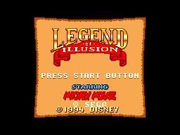 Game | Sega Master System | Legend Of Illusion Starring Mickey Mouse