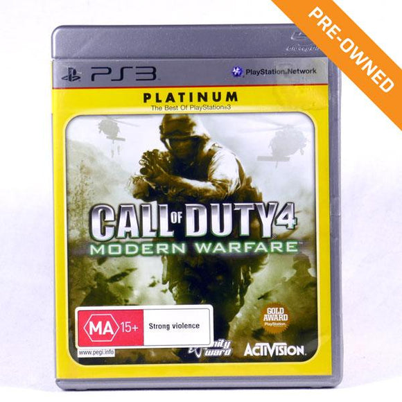 Game | Sony Playstation PS3 | Call Of Duty 4: Modern Warfare [Platinum]