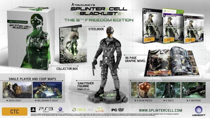 Game | Microsoft Xbox 360 | Splinter Cell: Blacklist [5th Freedom Edition]