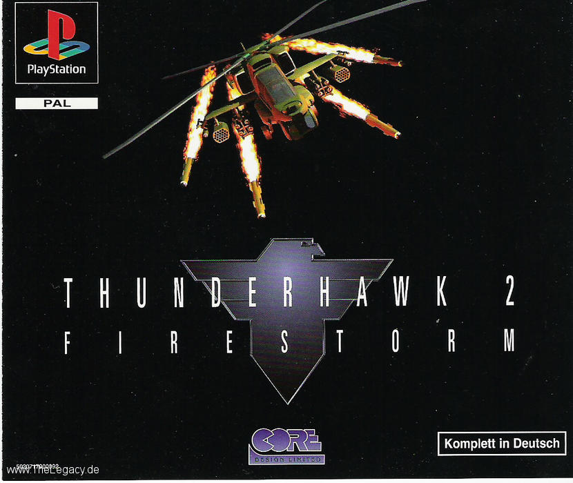 Game | Sony PlayStation PS1 | Firestorm Thunderhawk 2