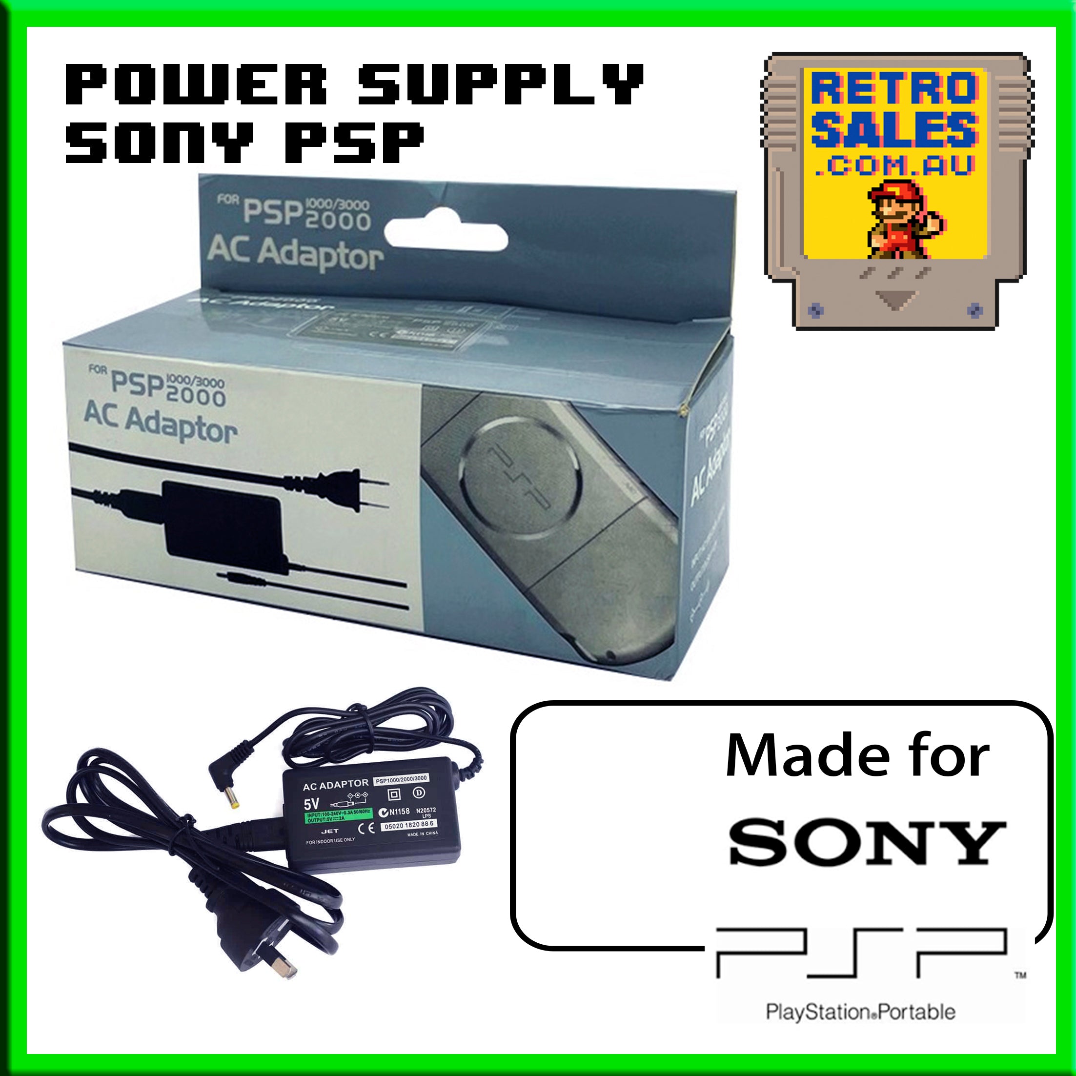 Accessory | Power Supply | Sony PSP | Power Cord Adapter AU