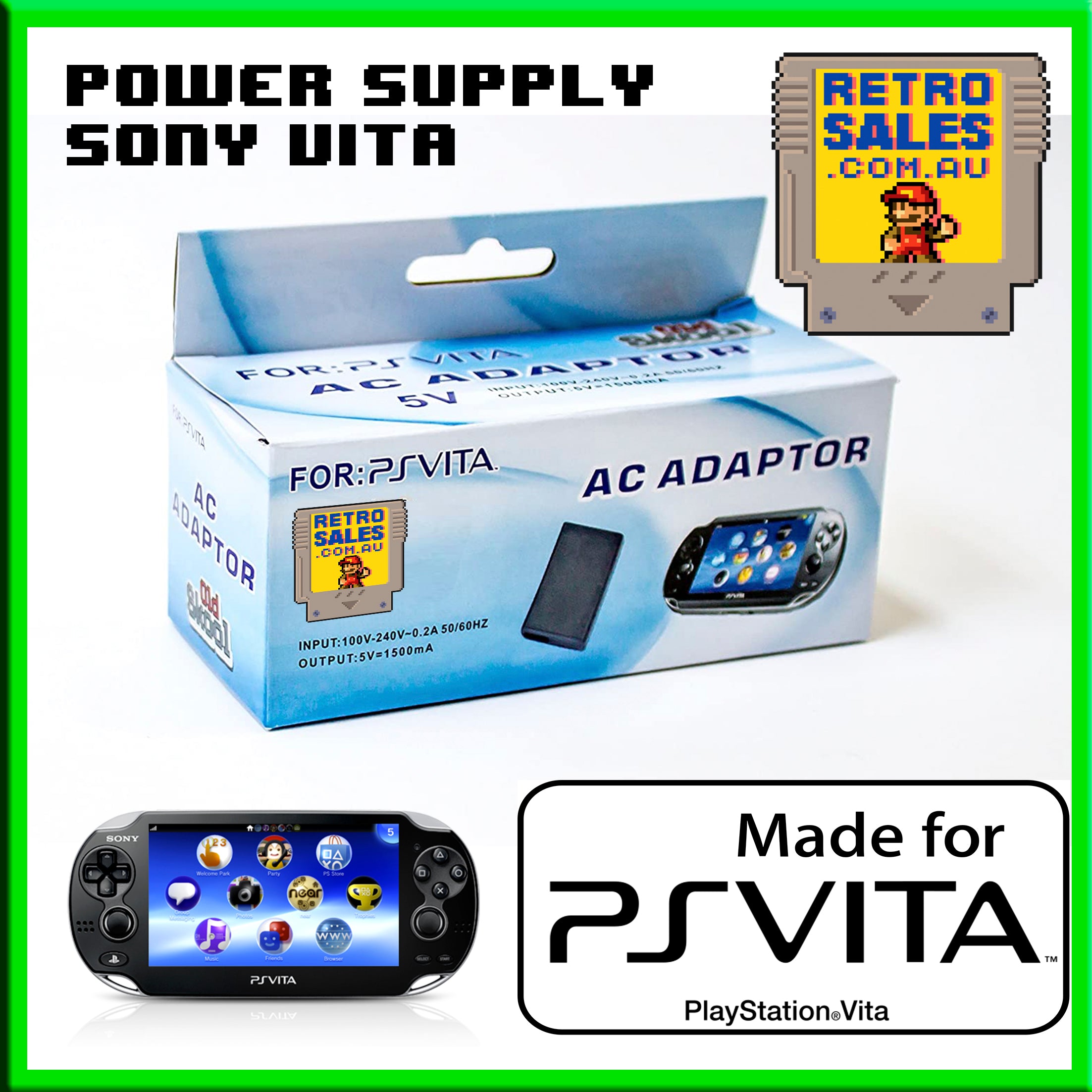 Accessory | Power Supply | Sony PSVITA | Power Cord Adapter AU