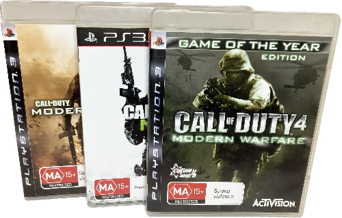 Game | Sony Playstation PS3 | Call Of Duty: Modern Warfare 2 3 4 Bundle Pack