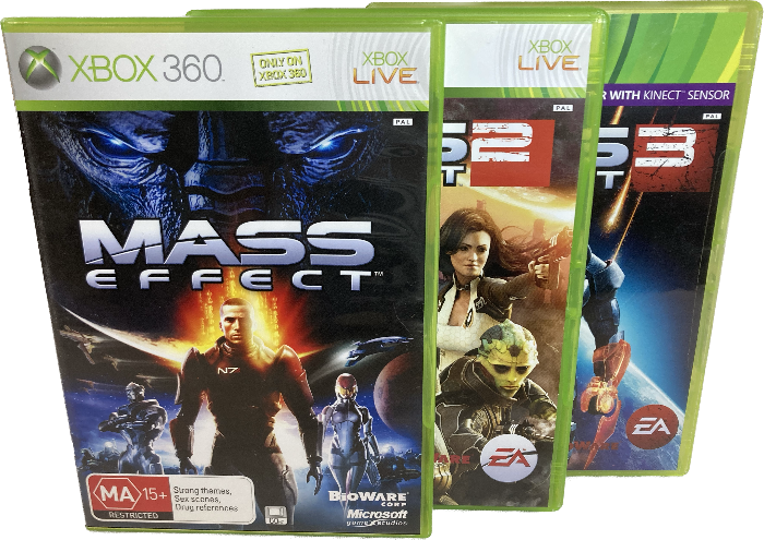 Game | Microsoft XBOX 360 | Mass Effect 1 2 3 Bundle Pack