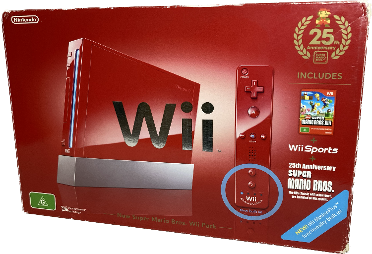 Console | Nintendo Wii | Boxed Red 25th Anniversary Console Game Bundle PAL