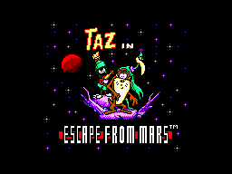 Game | Sega Master System | Taz In Escape From Mars