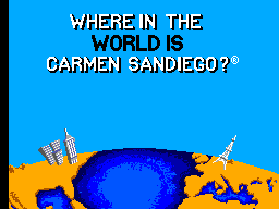 Game | Sega Master System | Where In The World Is Carmen Sandiego
