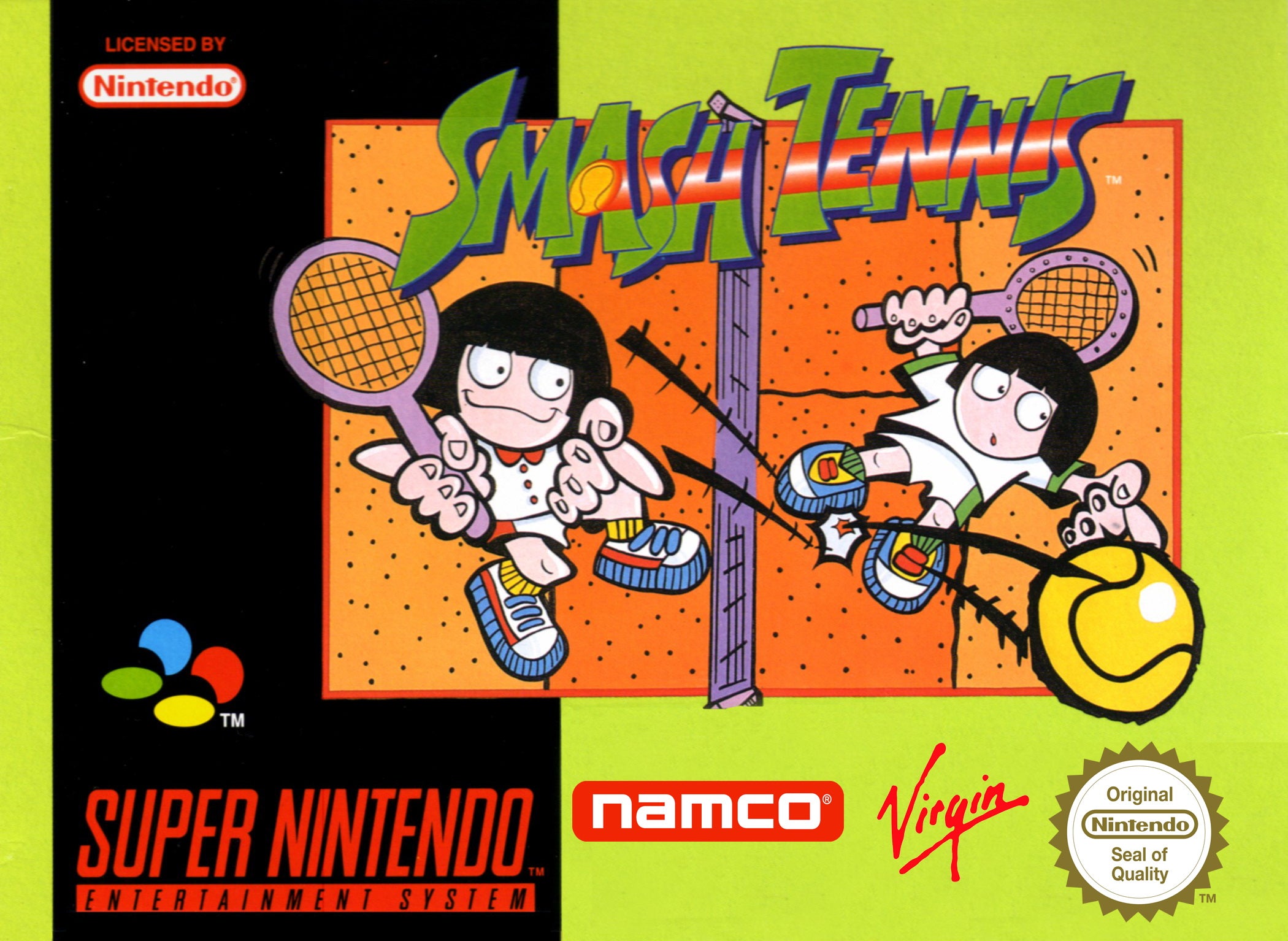 Game | Super Nintendo SNES | Smash Tennis