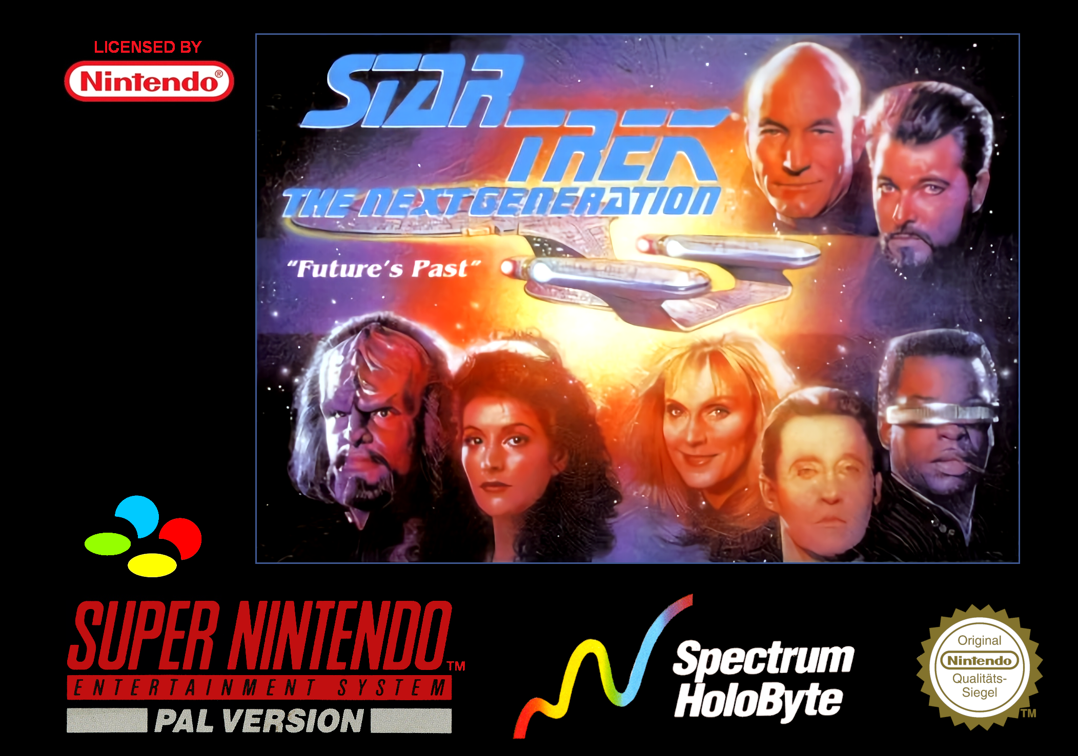 Game | Super Nintendo SNES | Star Trek The Next Generation