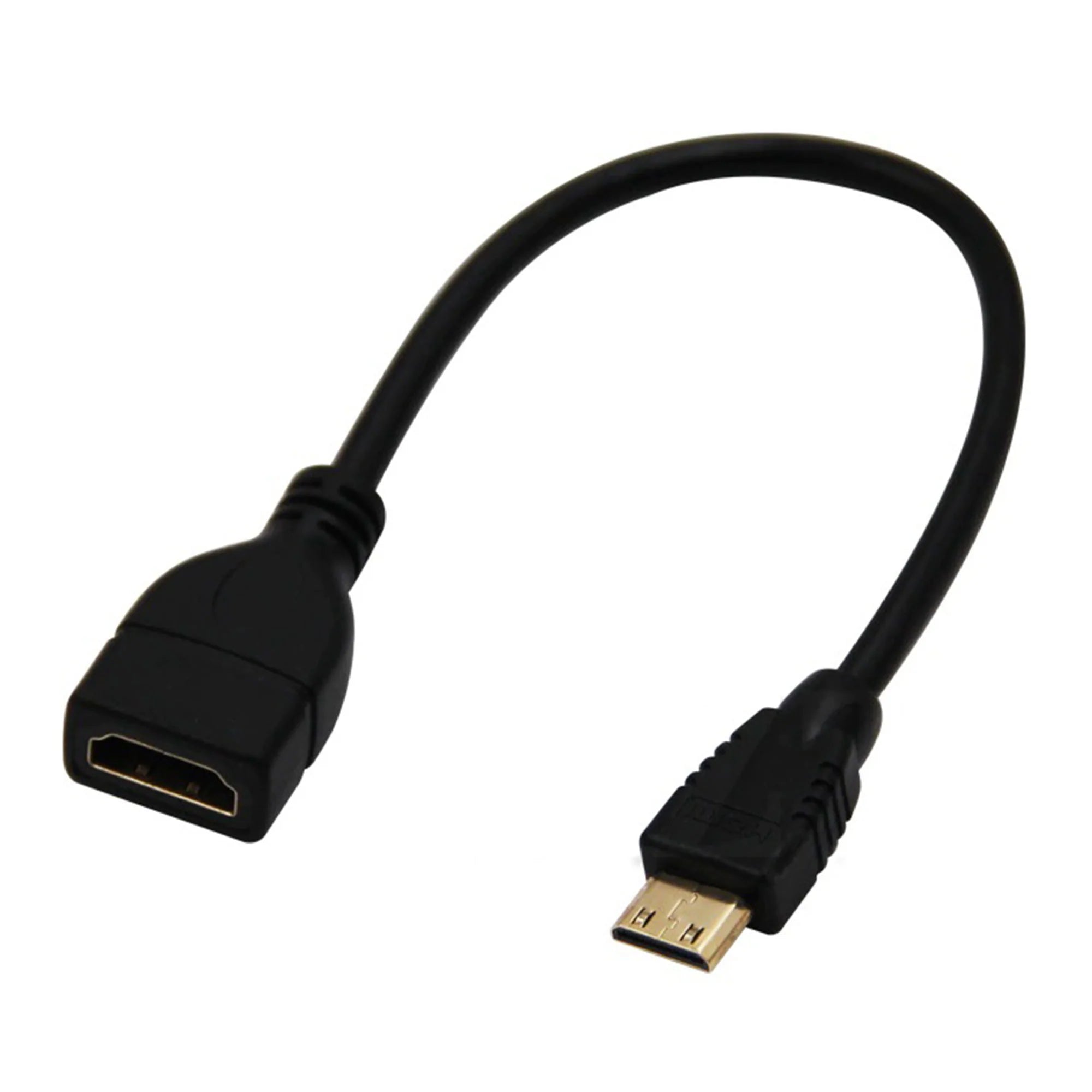 Accessory | Mini HDMI to HDMI Male-Female Adapter Cable Gold plated Converter