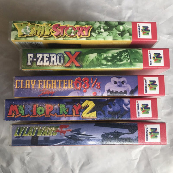N64 plastic store game cases