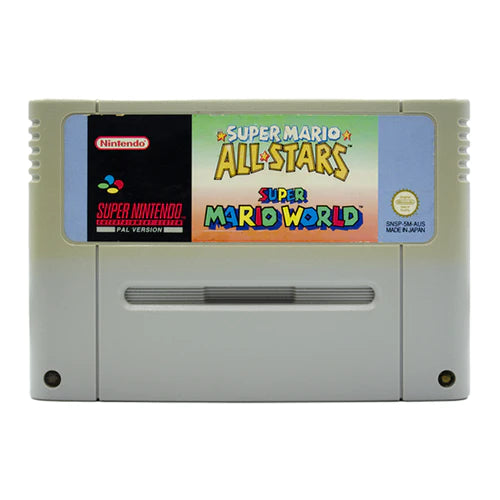 Game | Super Nintendo SNES | Super Mario All-stars and Super Mario World