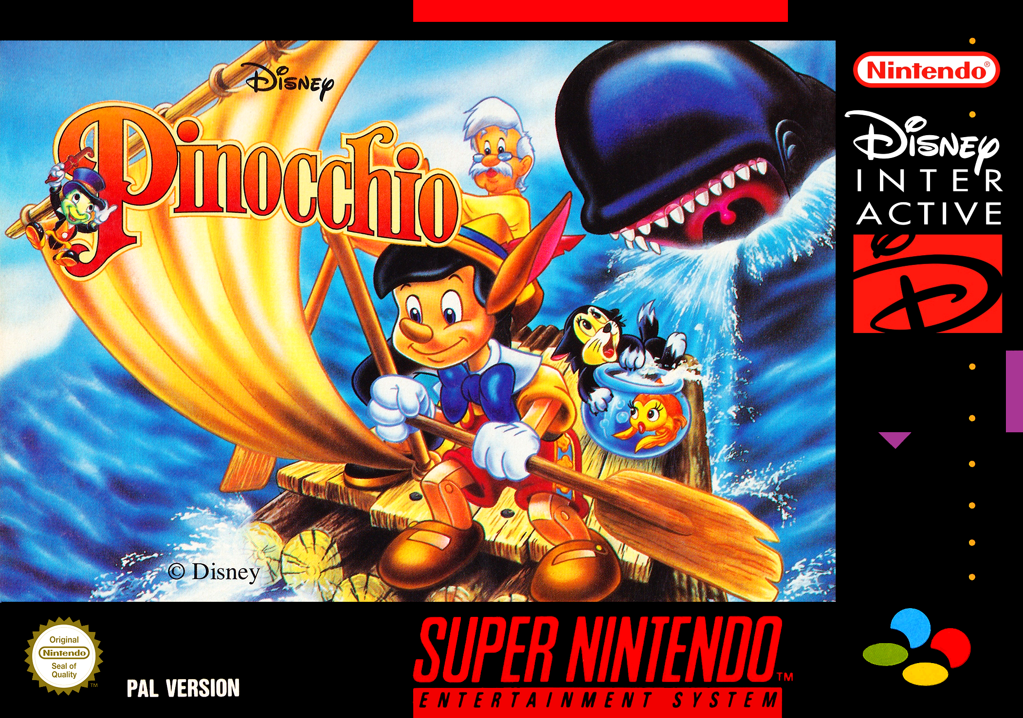 Game | Super Nintendo SNES | Pinocchio