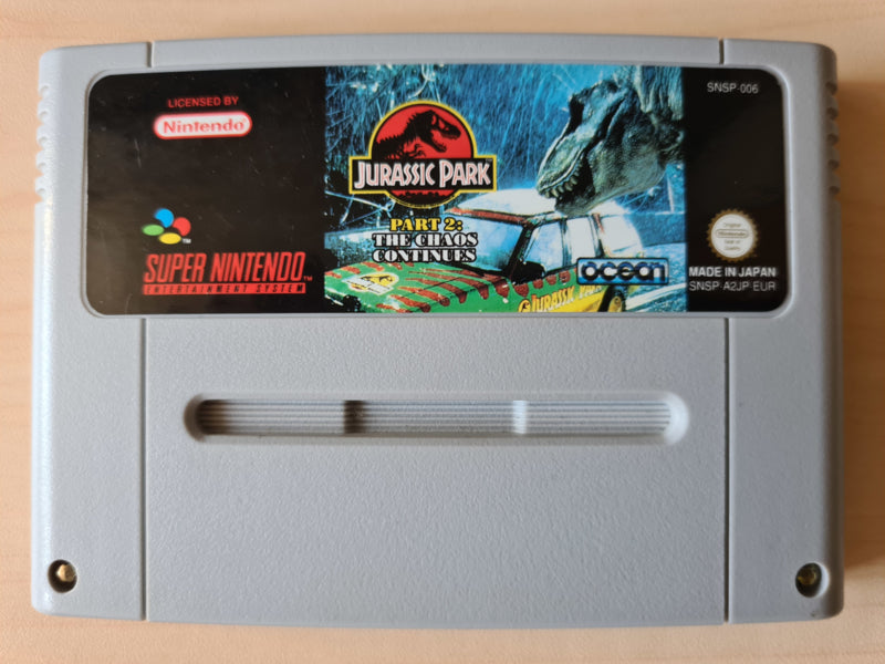 Game | Super Nintendo SNES | Jurassic Park Part 2
