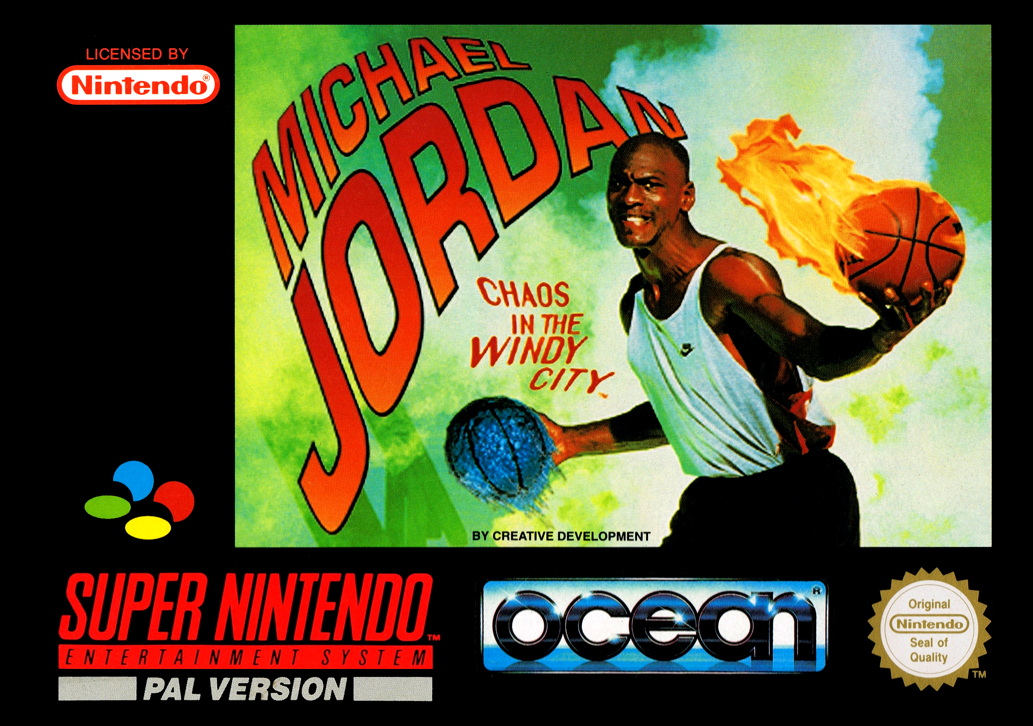 Game | Super Nintendo SNES | Michael Jordan Chaos In The Windy City