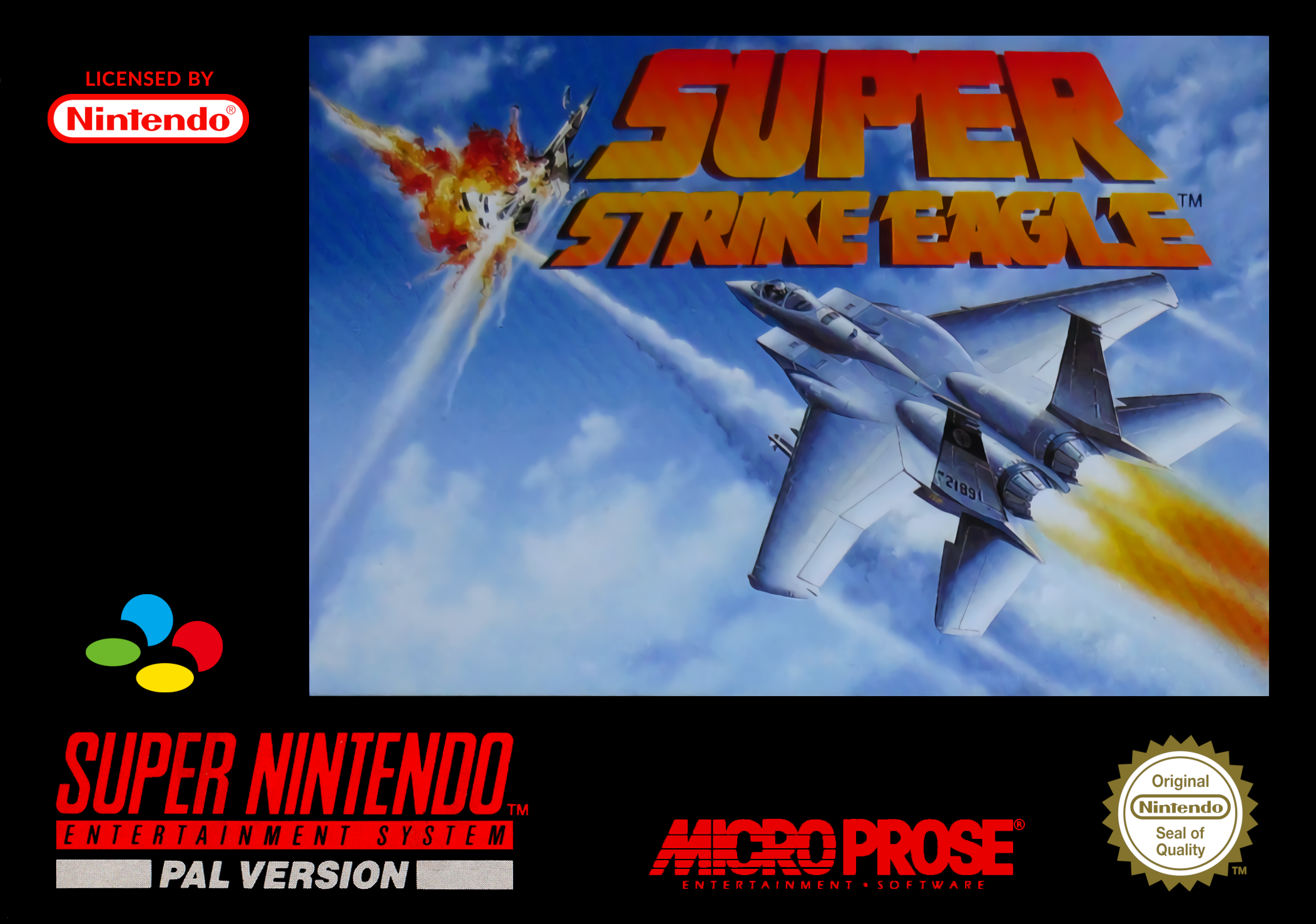 Game | Super Nintendo SNES | Super Strike Eagle