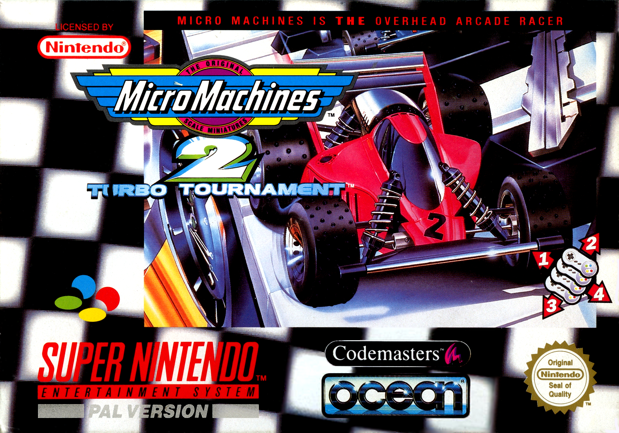 Game | Super Nintendo SNES | Micro Machines 2: Turbo Tournament