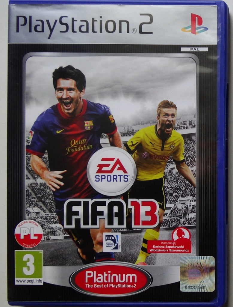 Game | Sony Playstation PS2 | FIFA 13 [Platinum]