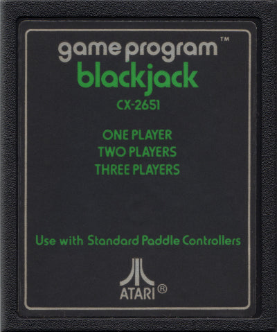 Game | Atari 2600 | Blackjack [Text Label]