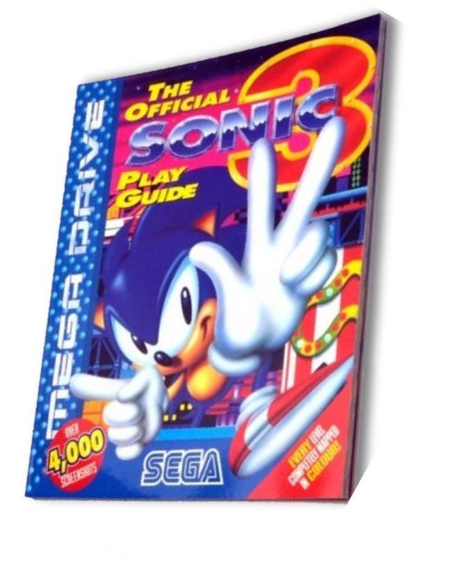 Book | The Official Sega Mega Drive Sonic 3 Play Guide Brand New - retrosales.com.au