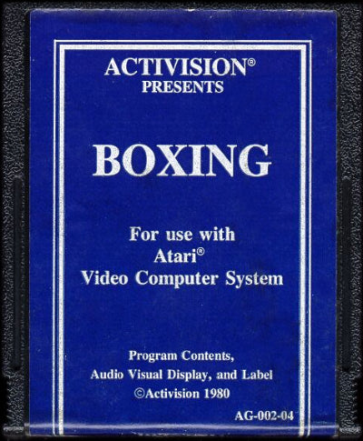 Game | Atari 2600 | Boxing [Blue Label]