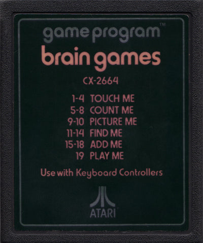 Game | Atari 2600 | Brain Games [Text Label]