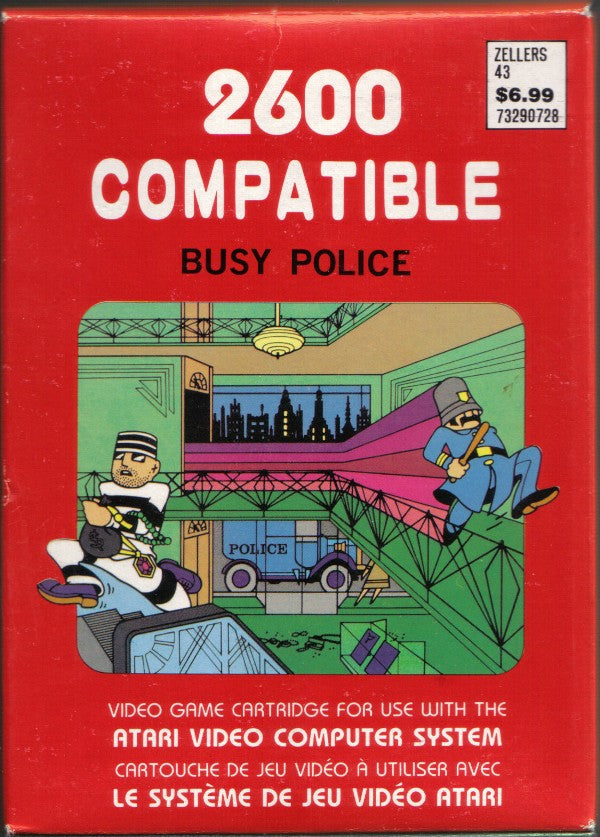 Game | Atari 2600 | Busy Police [Zellers]