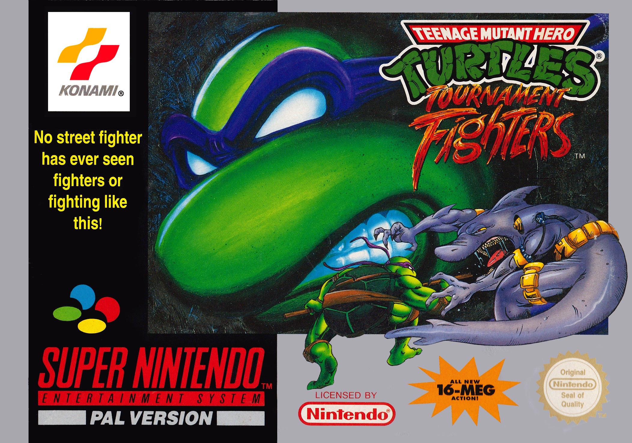 Game | Super Nintendo SNES | Teenage Mutant Ninja Turtles Tournament F