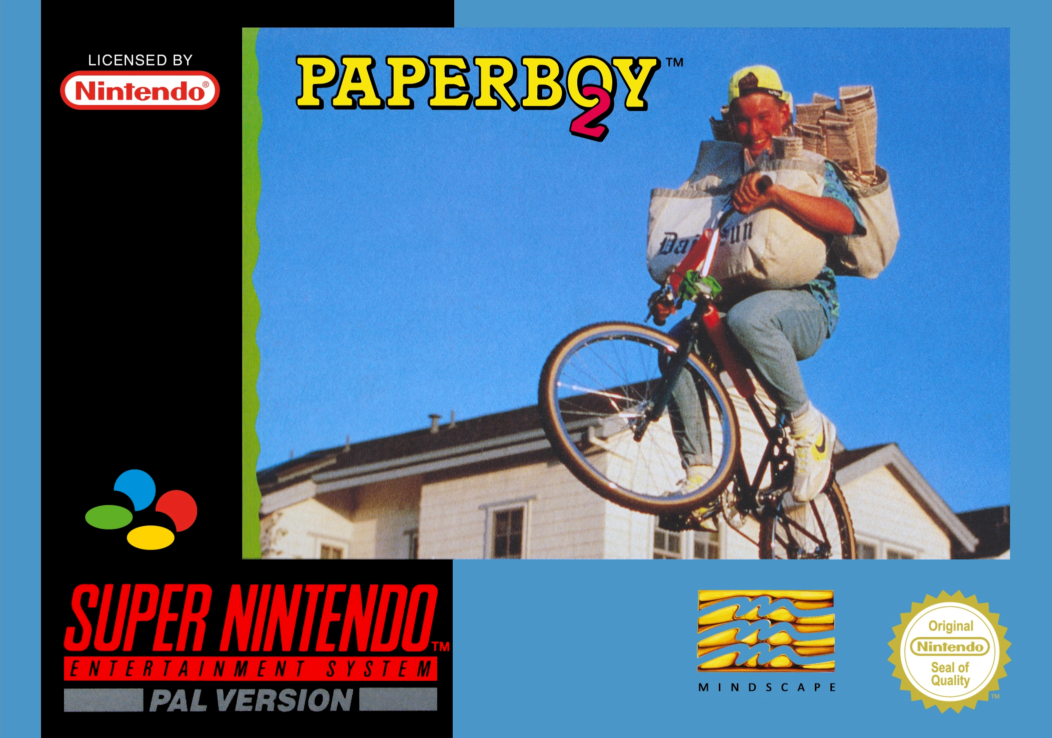 Game | Super Nintendo SNES | Paperboy 2