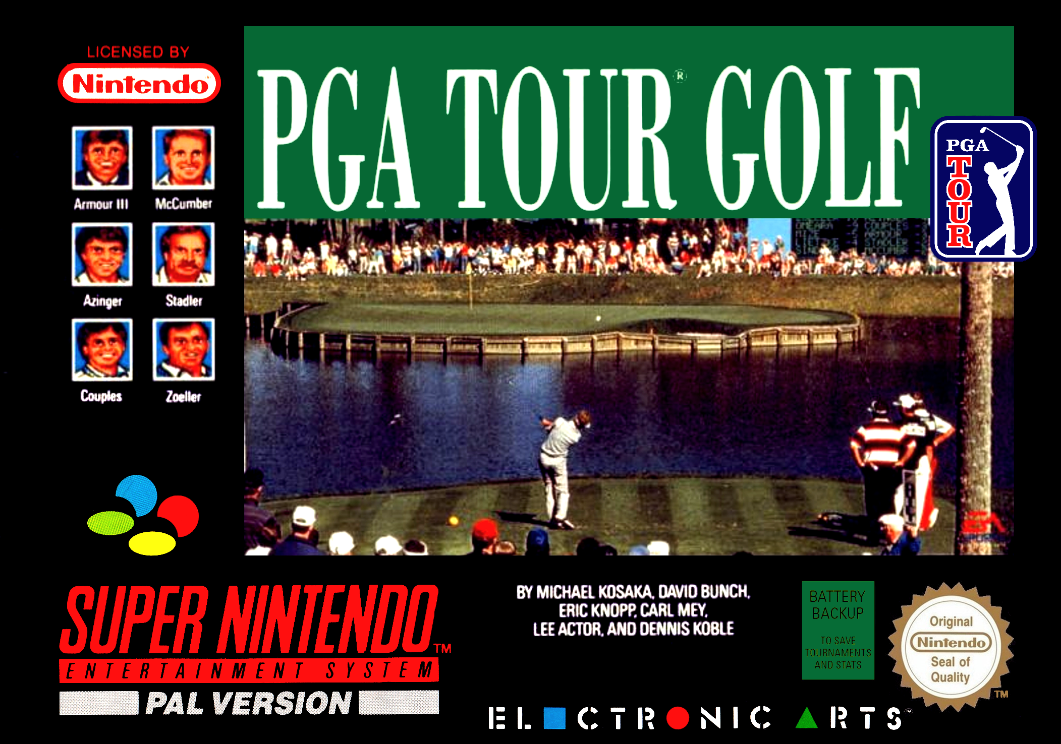 Game | Super Nintendo SNES | PGA Tour Golf