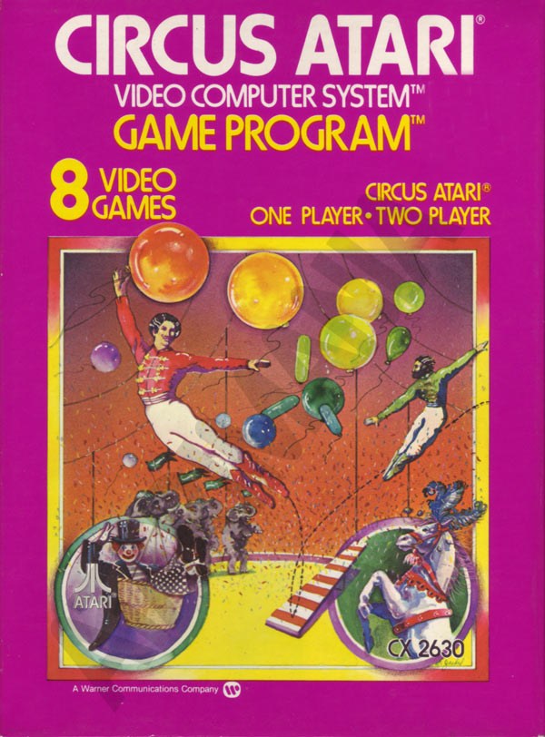Game | Atari 2600 | Circus Atari [Text Label]
