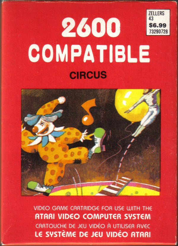 Game | Atari 2600 | Circus [Zellers]