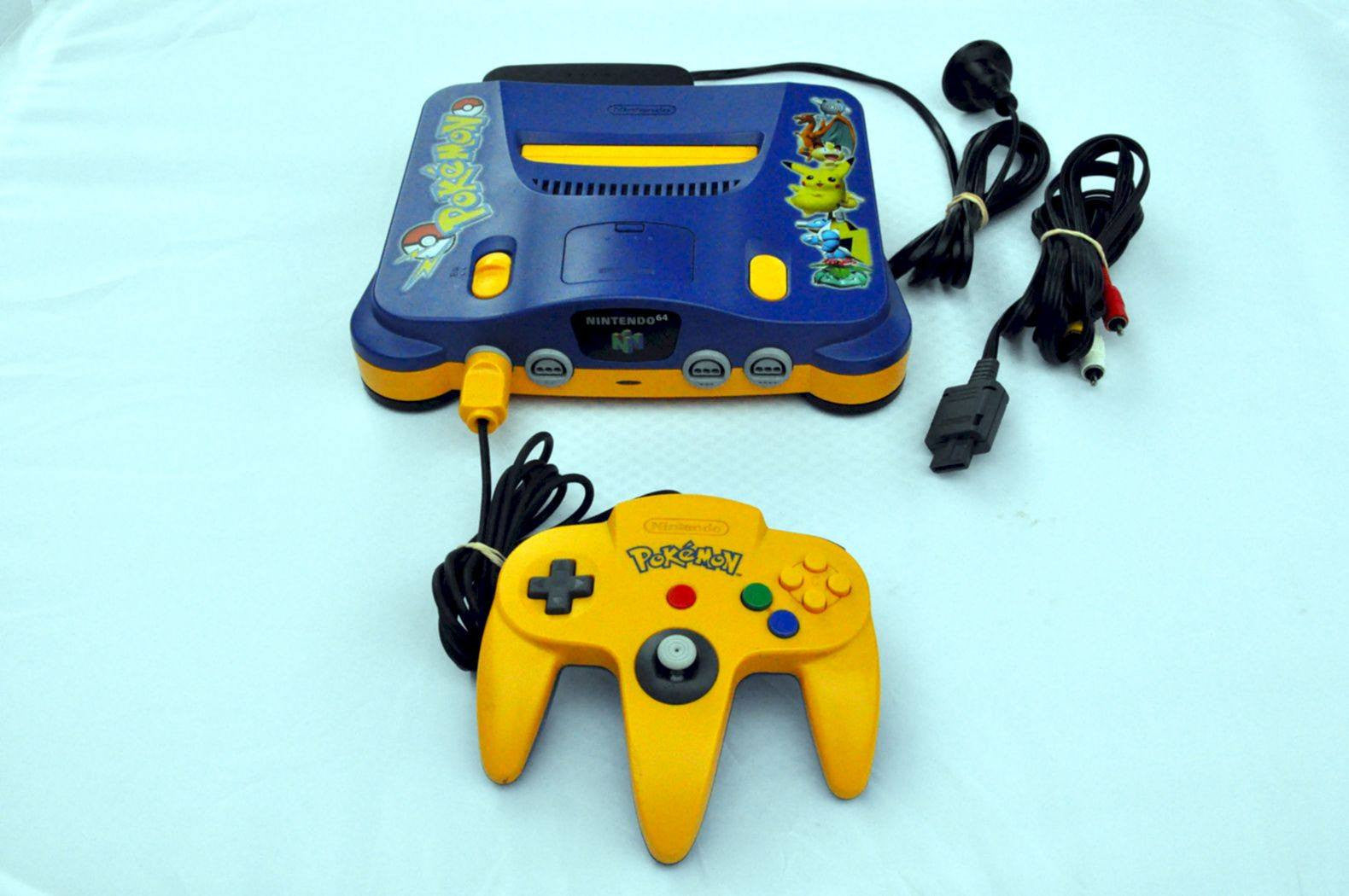 Console - Console | Nintendo 64 | N64 Pokemon Special Edition Console NUS-001 + Controller