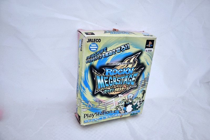 Game | PS2 Rockin' Mega Stage Music game with foot controller Japanese ntsc-j - retrosales.com.au - 1