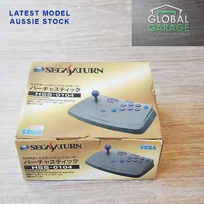 Sega Saturn Grey Virtua Stick Joystick Controller Boxed HSS-0104 - retrosales.com.au - 1