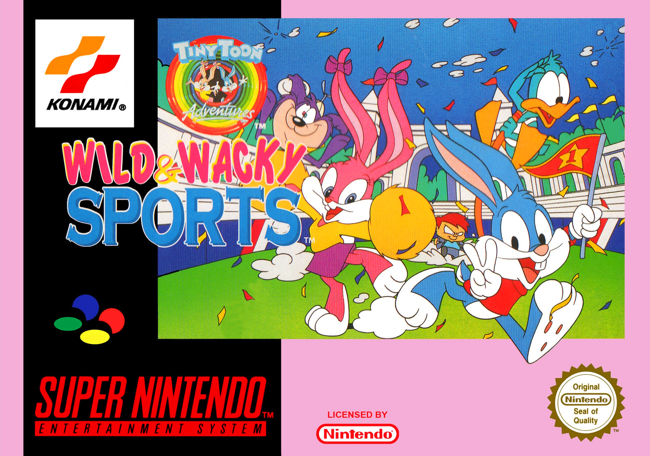Game | Super Nintendo SNES | Tiny Toon Adventures Wild & Wacky Sports