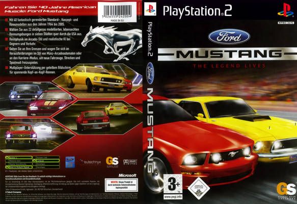 Game | Sony PlayStation 2 | PS2 Ford Mustang: The Legend Lives