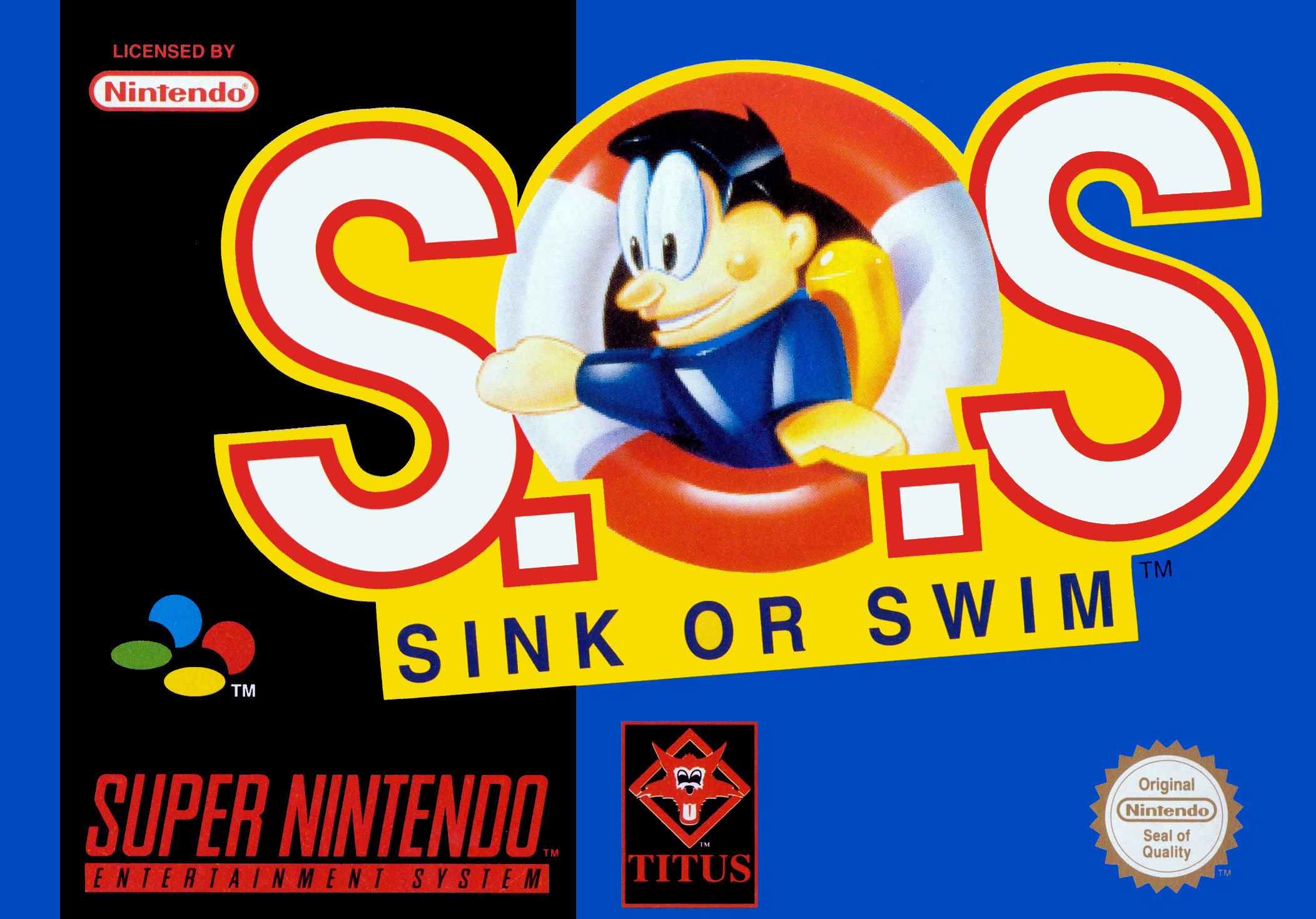 Game | Super Nintendo SNES | S.O.S: Sink Or Swim