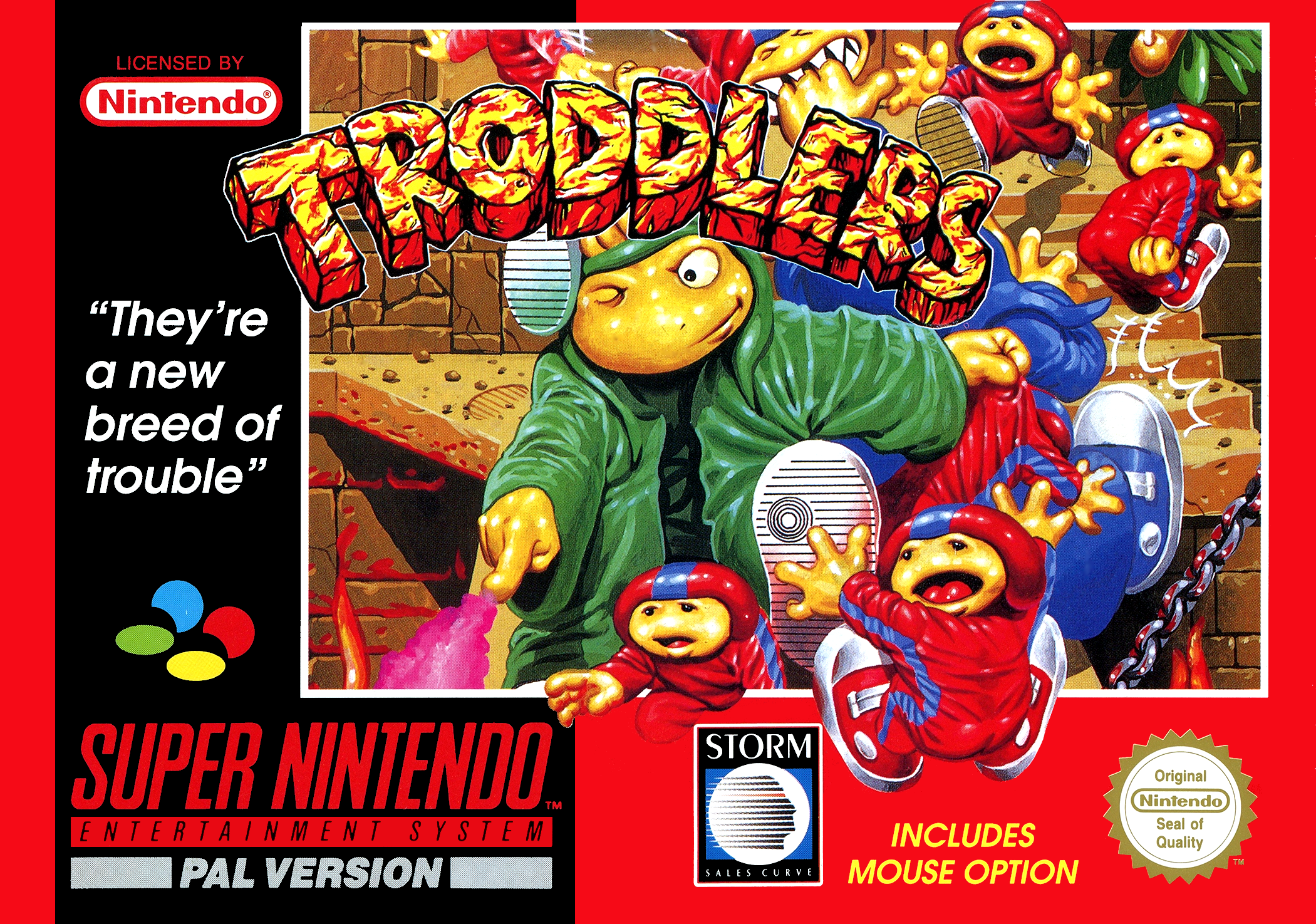 Game | Super Nintendo SNES | Troddlers