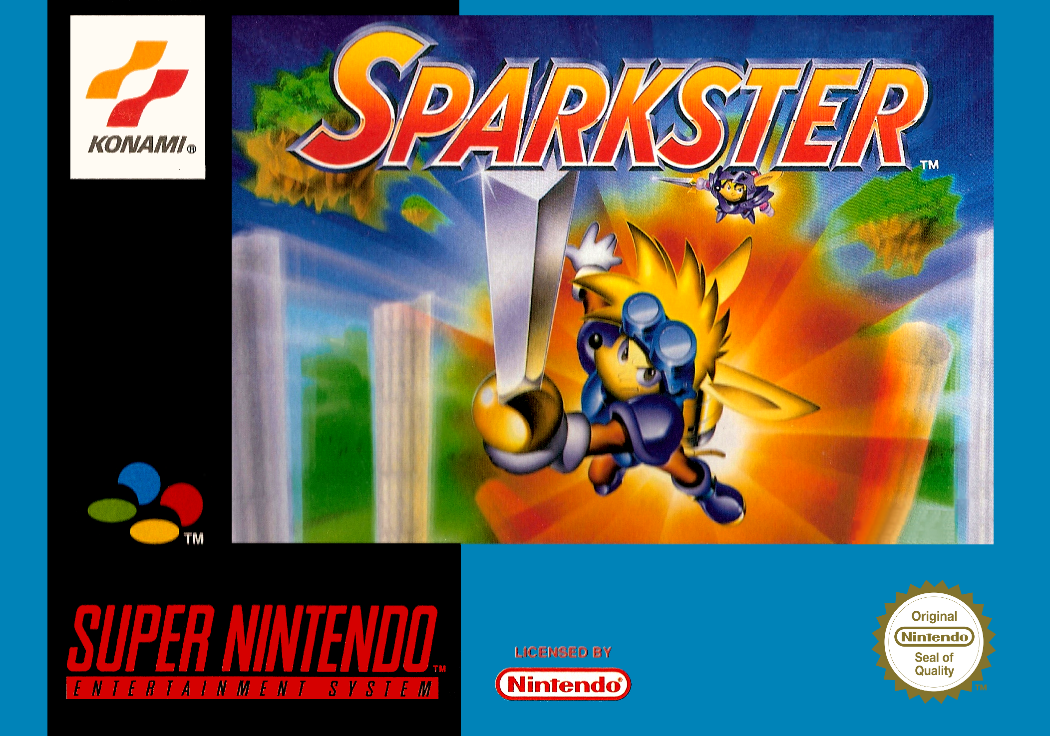 Game | Super Nintendo SNES | Sparkster