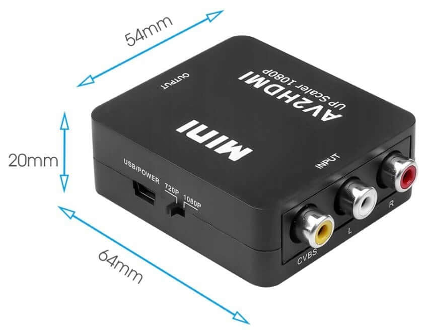 Accessory | AV2HDMI | HDMI converter RCA Composite 720P 1080P SNES SEGA