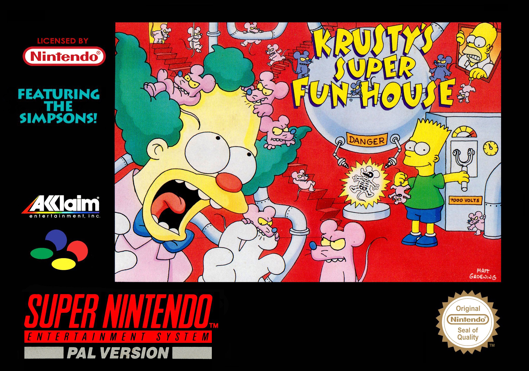 Game | Super Nintendo SNES | Krusty's Super Fun House