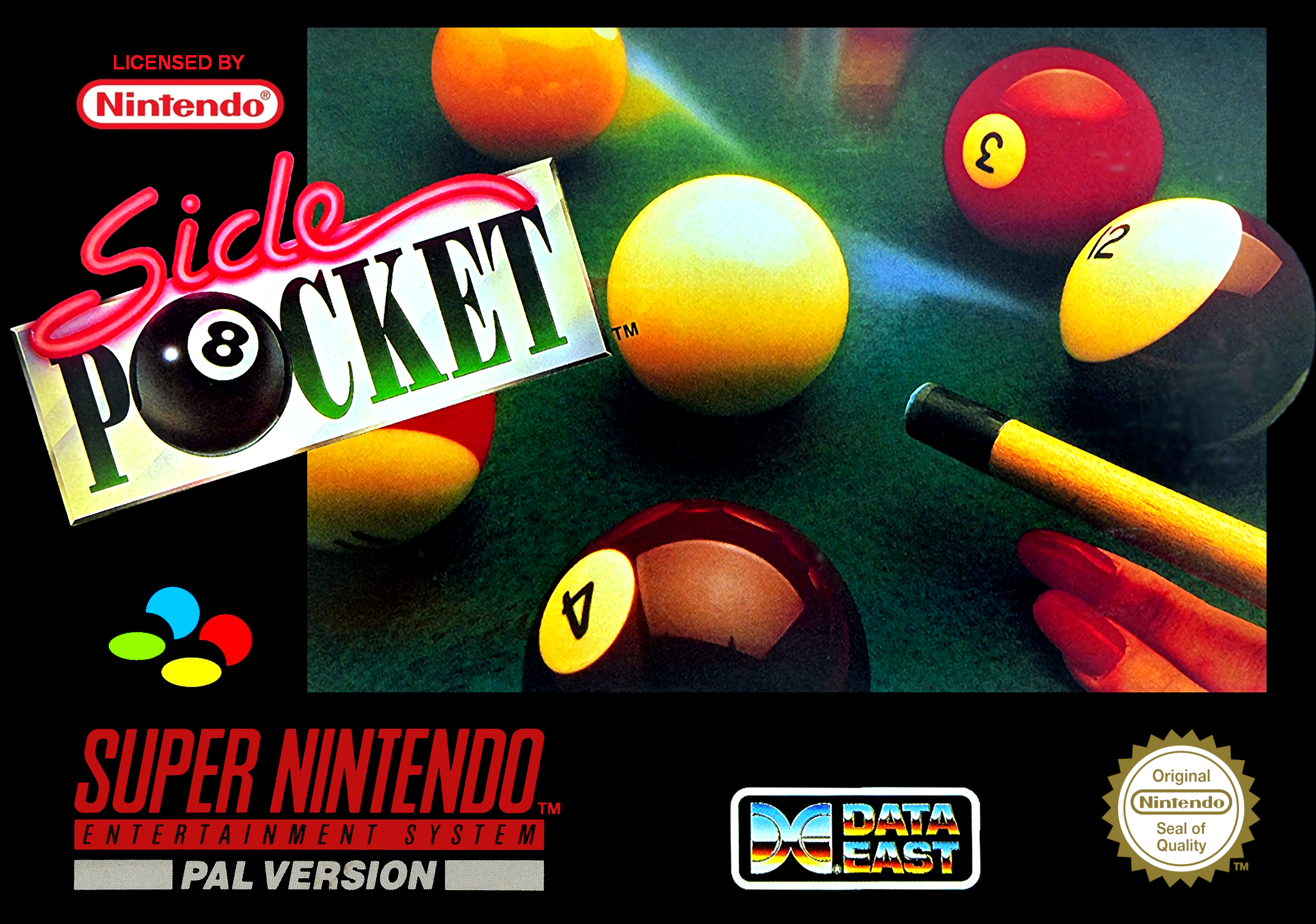 Game | Super Nintendo SNES | Side Pocket