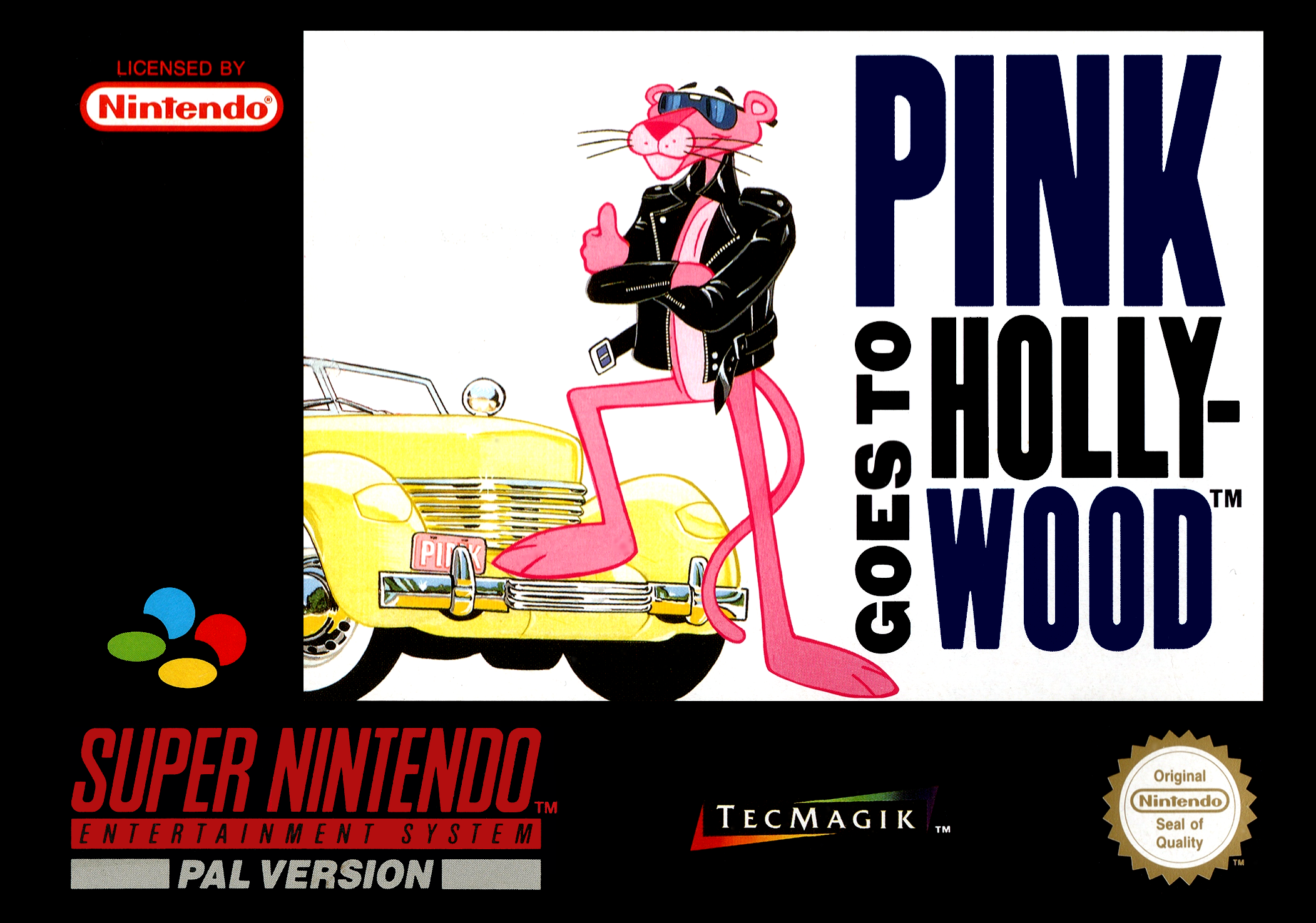 Game | Super Nintendo SNES | Pink Goes To Hollywood